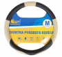 Оплетка на руль Kraft KT800305 M 37-39 см экокожа бежевый/черный